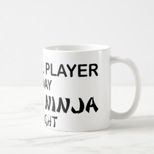 Cowbell dödliga Ninja vid natt Kaffemugg