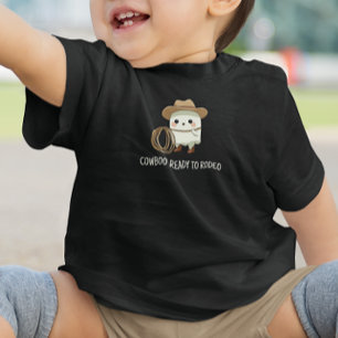 Cowboo Redo att Rida – Söt Cowboy Ghost T Shirt