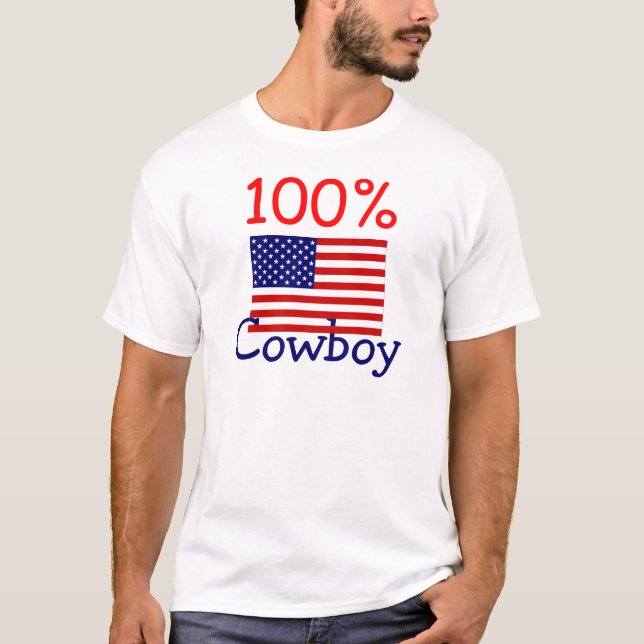 Cowboy 100% t shirt (Framsida)