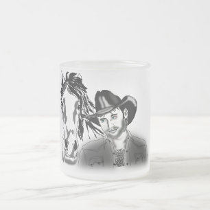 Cowboy 1 frostad glasmugg