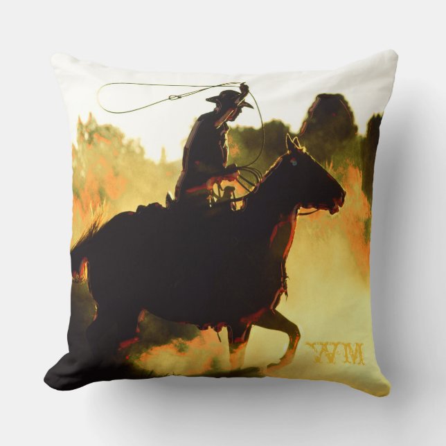 Cowboy 1 Pillows Kudde (Framsida)