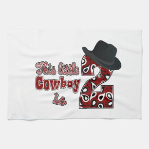 Cowboy 2:a födelsedagen kökshandduk