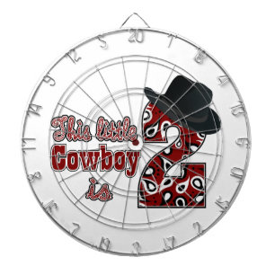 Cowboy 2:a födelsedagen piltavla