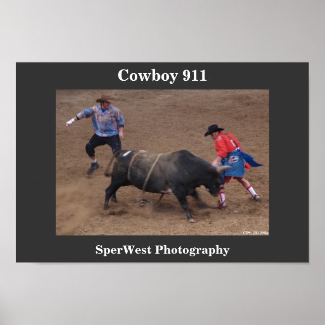Cowboy 911 poster (Framsidan)