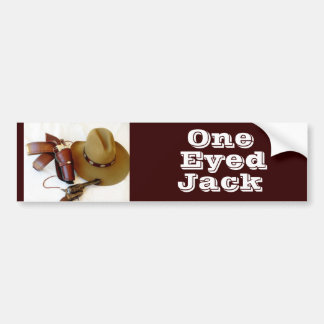 Cowboy Action Shooter Alias Bumper Sticker Bildekal