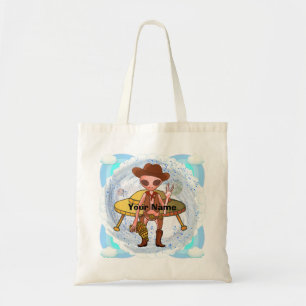 Cowboy Alien tote bag Tygkasse