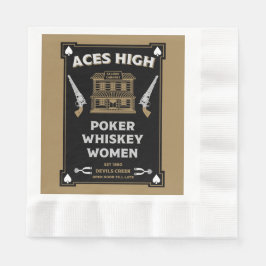 Cowboy American Frontier Saloon Pappersservett