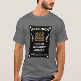 Cowboy American Frontier Saloon T Shirt