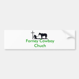 cowboy_and_cross Forney Cowboy Chuch Bildekal