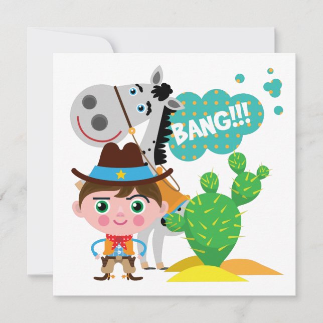 Cowboy and Horse (Framsida)