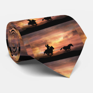 Cowboy and Vild Horse Tie Slips