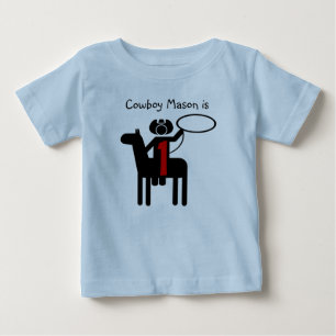 Cowboy Anpassade Birthday T-shirt