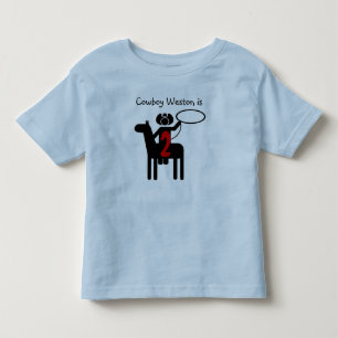 Cowboy Anpassade Birthday T-shirt