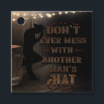 Cowboy är aldrig  med en annan mans hatt gåvor etiketter<br><div class="desc">anpassa för varje händelse</div>