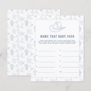 Cowboy Baby Shower - Gissa babymaten