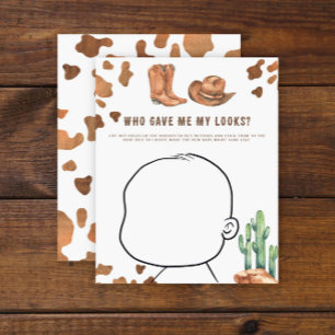 Cowboy Baby Shower - Hur ser Bebisen Ut