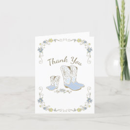 Cowboy Baby Shower Land Western Blue Boy Tack Kort