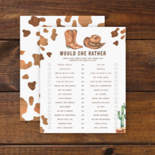 Cowboy Baby Shower - skulle hon hellre vara