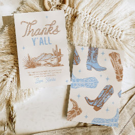 Cowboy Baby Shower Tack Cards