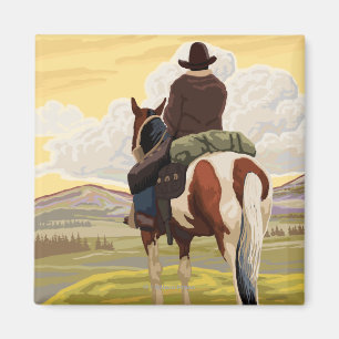 Cowboy (beskåda från baksida), Utah Magnet
