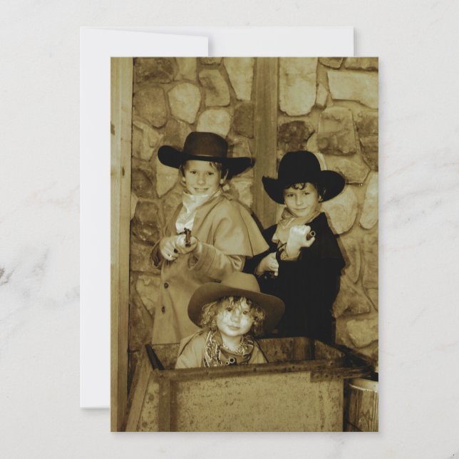 cowboy-bild2 julkort (Framsida)