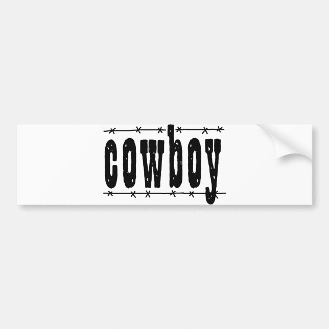 Cowboy Bildekal (Framsidan)