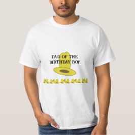 Cowboy Birthday Pappa T Shirt