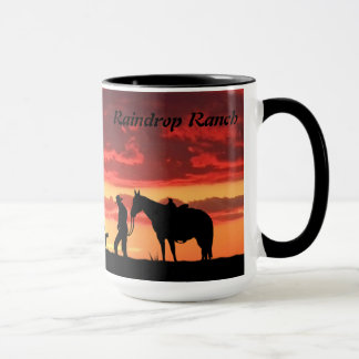 Cowboy-bön kaffemug mugg