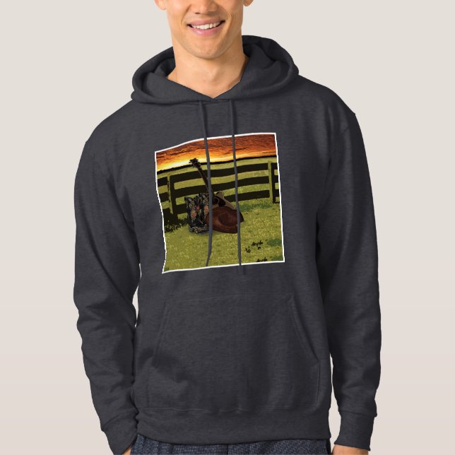 Cowboy Boot Hoodie (Framsida)