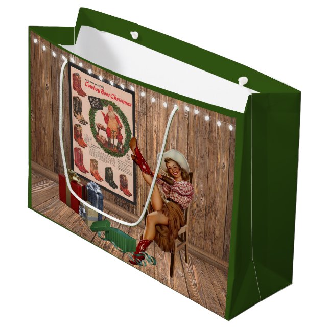 Cowboy Boot jul (Framsidan Vinklad)