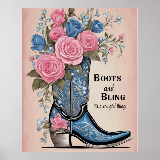 Cowboy Boot Poster (Framsidan)