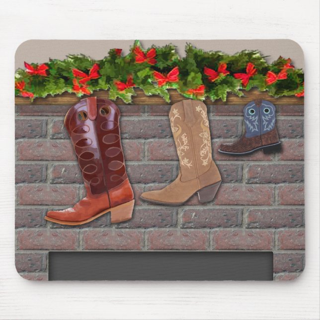 Cowboy Boot Stockings av Fireplace Musmatta (Framsidan)