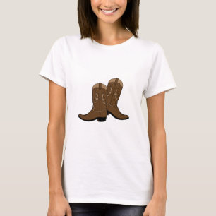 Cowboy Boot T Shirt