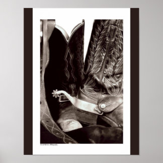 Cowboy Boots 11 x 14 Poster