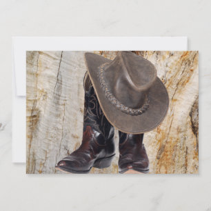 Cowboy Boots and Hat