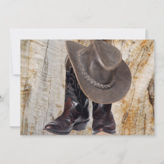 Cowboy Boots and Hat