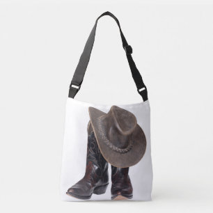 Cowboy Boots and Hat Axelväska