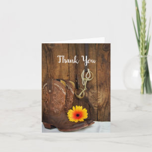 Cowboy Boots, Daisy, Horse Bit Western Tack Kort