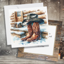 Cowboy Boots på Front Porch-jul