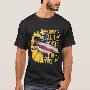 Cowboy Bull Riding Western Gift American Flagga T Shirt