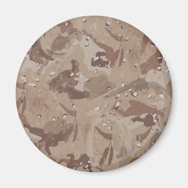 Cowboy Camo Magnet (Framsidan)