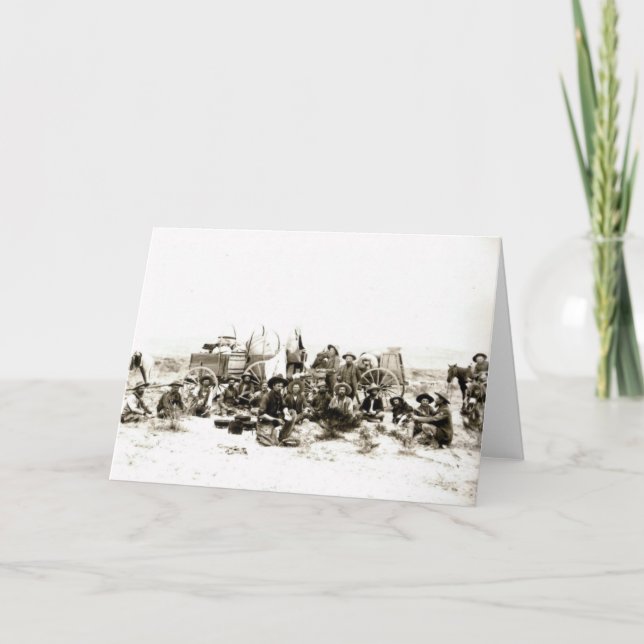 Cowboy Camp Kort (Framsida)