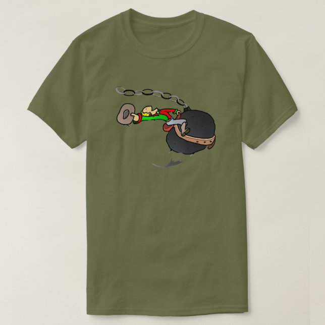 Cowboy Cannon Boll T Shirt (Design framsida)