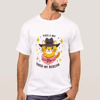 Cowboy Cat Cuteness t-shirt 2024 | klassisk katt