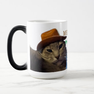 Cowboy Cat Magisk Mugg