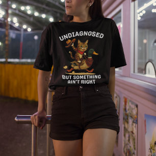 Cowboy Cat Meowdy Partner Shirt - lätt utskrift T