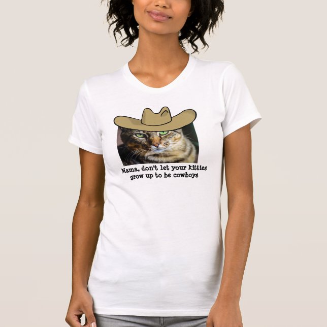 Cowboy Cat T-shirt (Framsida)