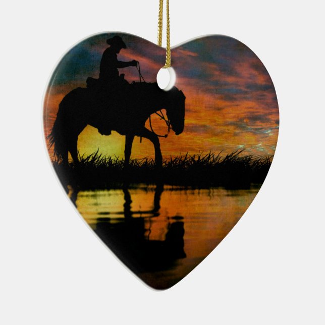 Cowboy Ceramic Ornament (Höger)