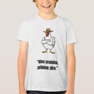 Cowboy Chicken Attitude – Funny Cartoon Tee