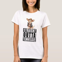 Cowboy Chihuahua Rak Outta Tennessee T Shirt